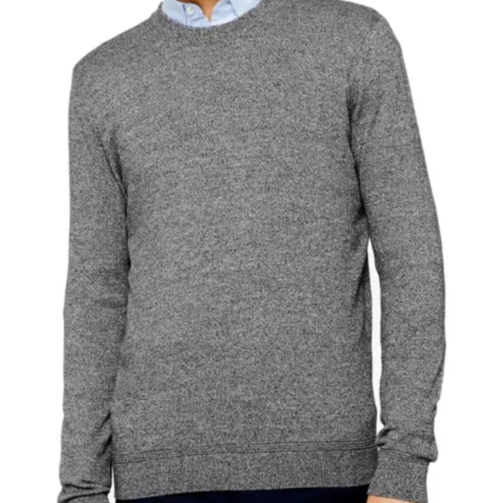 Topshop Topman Twisted Classic Fit Crewneck Sweater